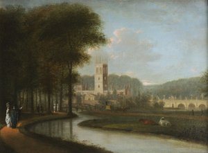牧草地からのマグダレンタワー、1778-79 作： L. and Ramsay Duke